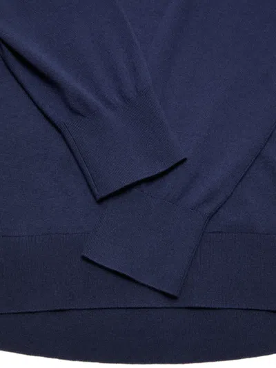 Acne Studios Contrast-collar Silk-blend Sweater In Multi