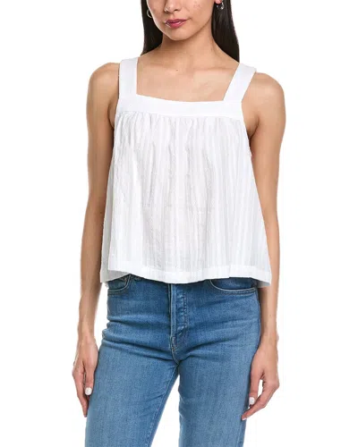 Splendid Woven Jacquard Tank In White