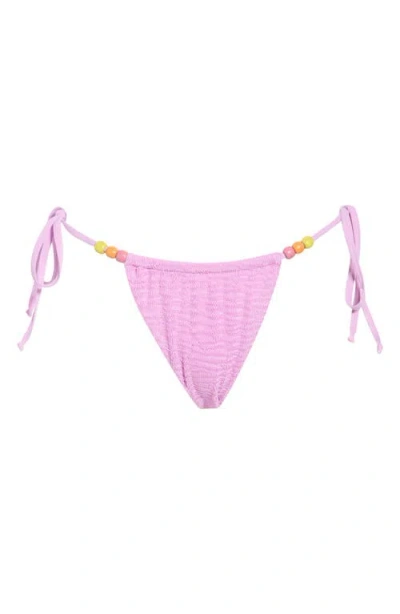 Dippin Daisys Bora Side Tie Bikini Bottoms In Pink