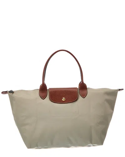 Longchamp Le Pliage Original Large Handbag In Grey