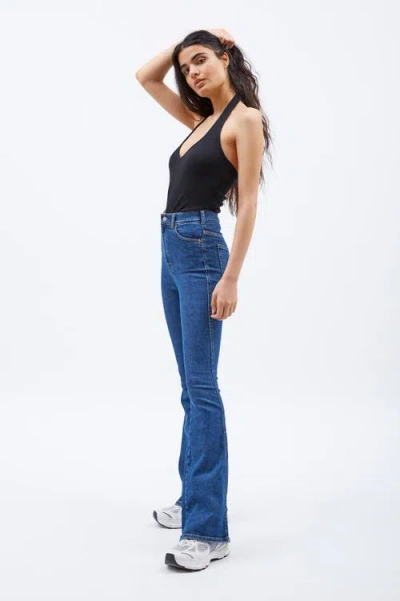 Dr Denim Dr. Denim Moxy High Flare Jeans In Blue