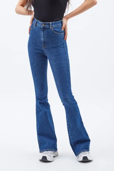 Dr Denim Dr. Denim Moxy High Flare Jeans In Blue