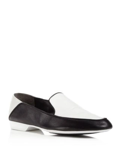 Shop Robert Clergerie Fani Color Block Loafers In White