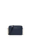 Michael Michael Kors Jet Set Large Saffiano Leather Crossbody In Admiral/gold
