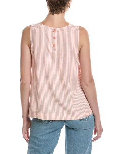 Splendid Linen Blend Shell Tank Top In Pink