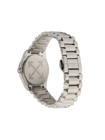 Off-white Crossing Watch In Silver