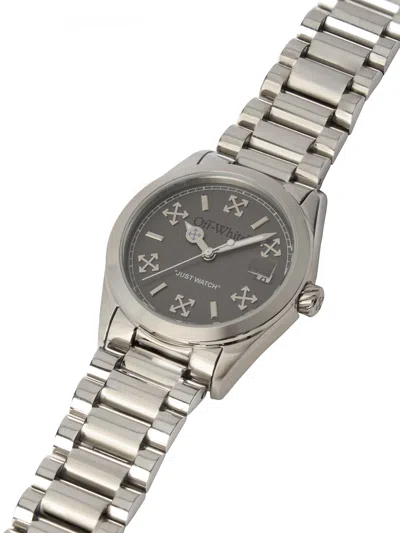 Off-white Crossing Watch In Silver