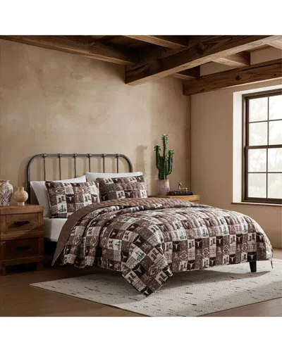 Wrangler Fall Western Patch Quilt Set In Multi