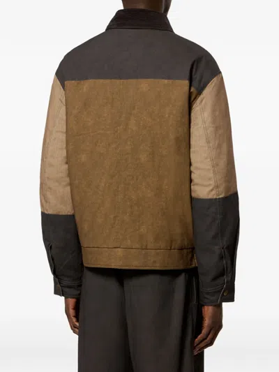 Isabel Marant Patchwork Cotton-blend Jacket In Brown