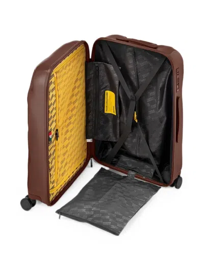 Crash Baggage Medium Icon Dented-effect Suitcase In Brown