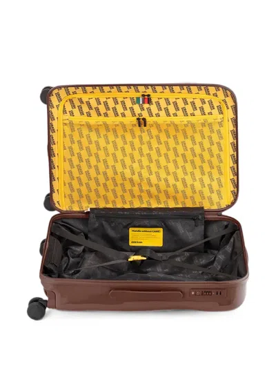 Crash Baggage Medium Icon Dented-effect Suitcase In Brown