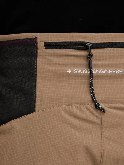 X-bionic Ripstop Elasticated Shorts In Brown