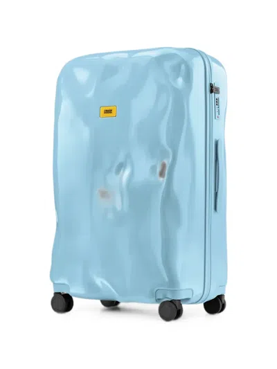 Crash Baggage Large Icon Dented Suitcase In Blue