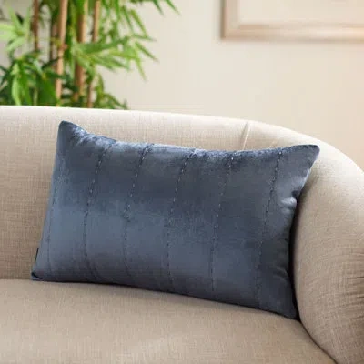 Safavieh Rectangular Pillow Cover And Insert In Gray