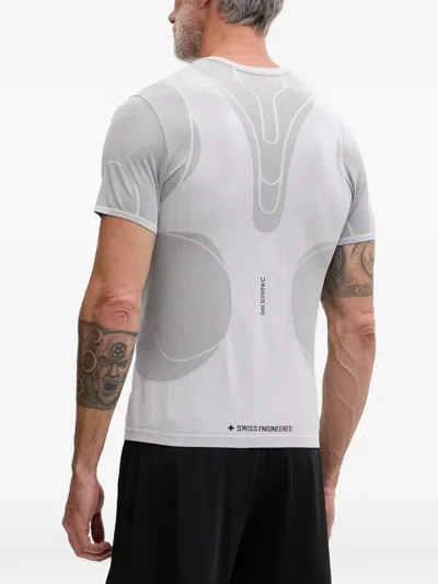 X-bionic Logo-patch Short-sleeve T-shirt In White