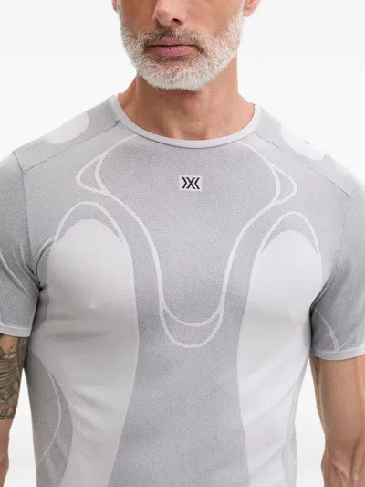 X-bionic Logo-patch Short-sleeve T-shirt In White