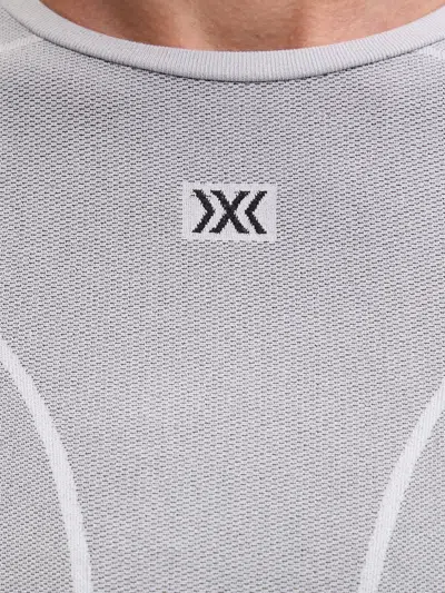 X-bionic Logo-patch Short-sleeve T-shirt In White
