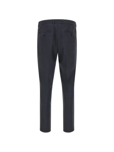 Hugo Boss Micro-texture Single-breasted Suit In Blue