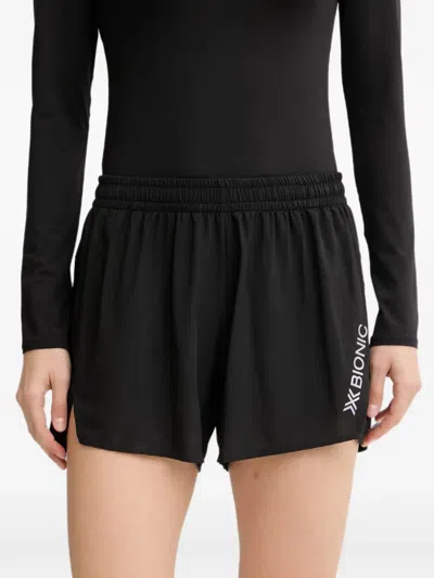 LOGO-PRINT ELASTICATED SHORTS