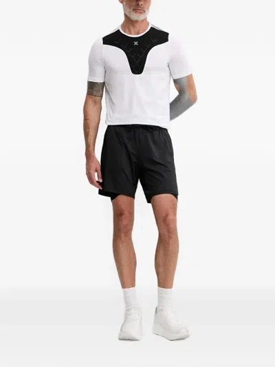X-bionic Logo-print Panelled T-shirt In White