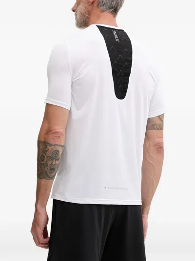 X-bionic Logo-print Panelled T-shirt In White