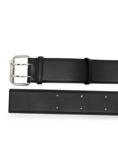 Givenchy Leather Belt Adjustable Size Studded Design Versatile In Black