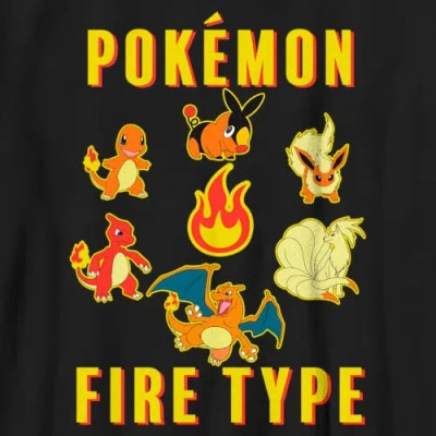 Pokémon Boy's Pokemon Generations Fire Type Graphic T-shirt In Multi
