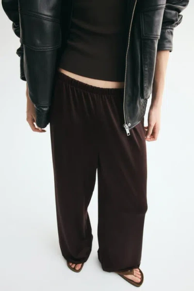 H&m Jersey Pull-on Pants In Black