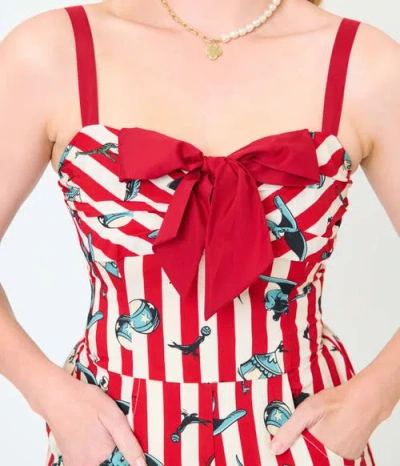 Unique Vintage 1950s Spaghetti Strap Romper In Multi