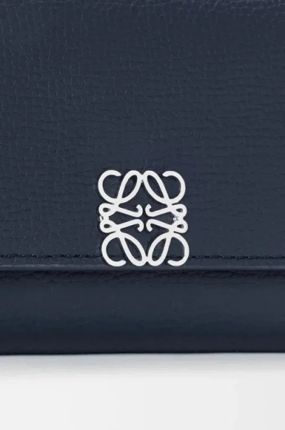 Loewe Vertical Wallet In Blue