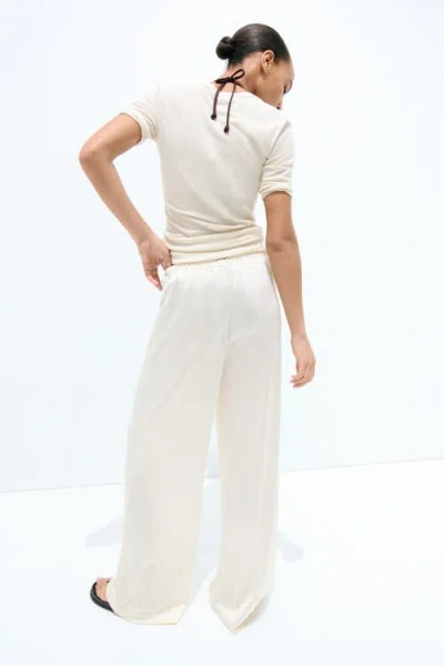 H&m Jersey Pull-on Pants In Neutral