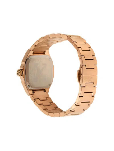 Off-white Shift Watch In Rose Gold