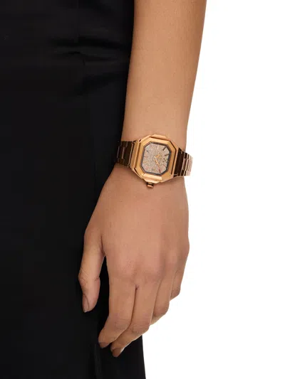 Off-white Shift Watch In Rose Gold