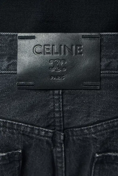 Celine Multi-pocket Jeans In Yellow