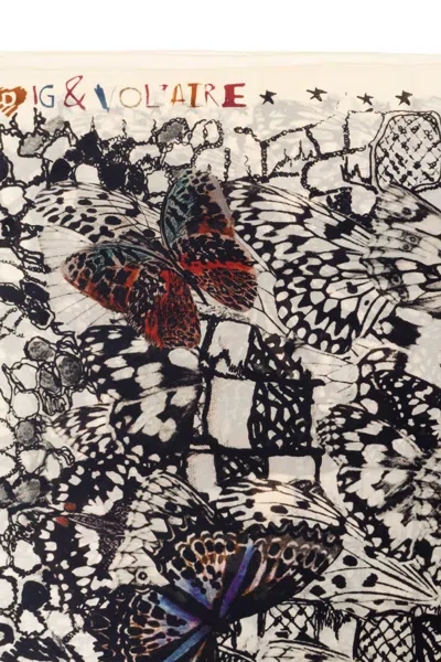 Zadig & Voltaire Pattern Scarf In Multi
