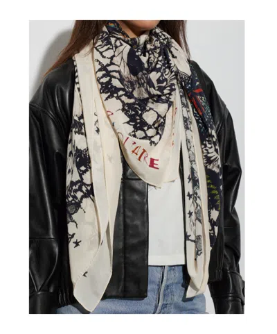 Zadig & Voltaire Pattern Scarf In Multi