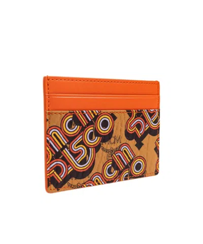 Mcm Printed Card Holder In Multi-color