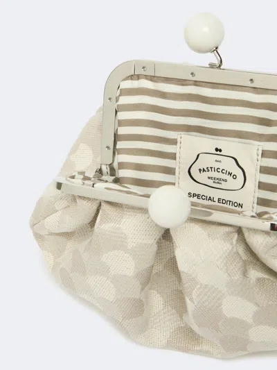 Weekend Max Mara Pasticcino Small Shoulder Bag In White
