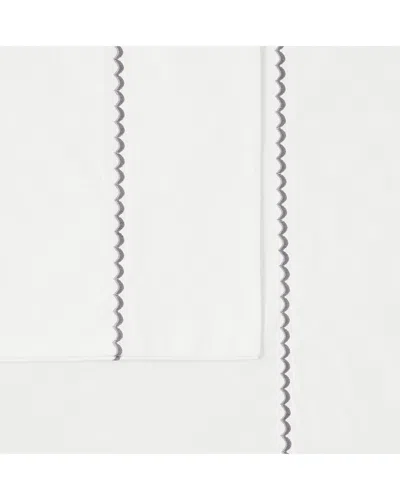 Oceanfront Resort Solid Percale Sheet Set In White