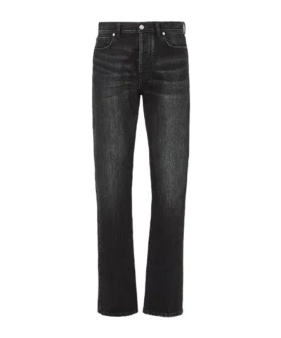 Fendi Basic Straight-leg Jeans In Black