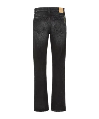 Fendi Basic Straight-leg Jeans In Black