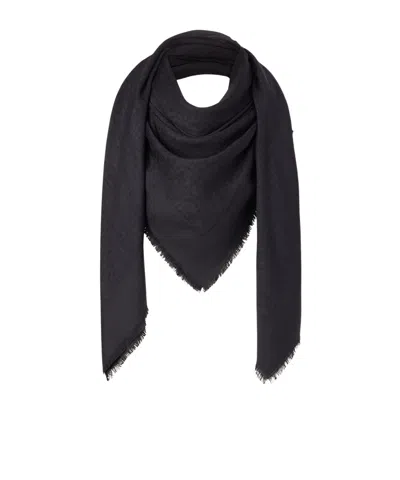 Fendi Ff Shawl In Black