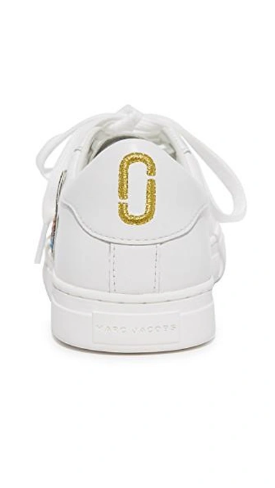 Shop Marc Jacobs Empire Toast Low Top Sneakers In White Multi