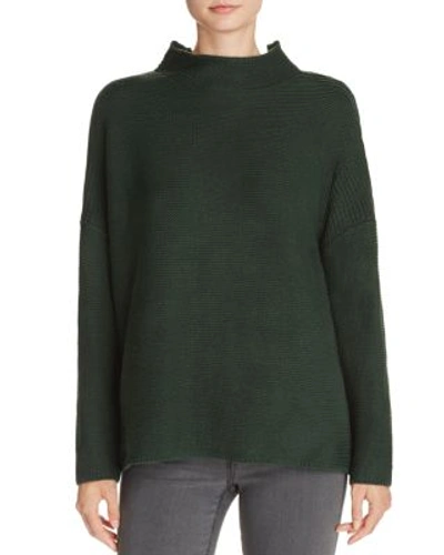 Knot Sisters Scotland Mock Neck Sweater In Ivy Green