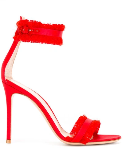 Gianvito Rossi Caribe 10.5 Sandals In Red