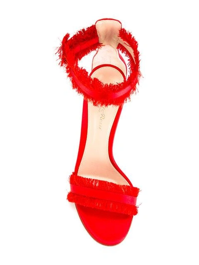 Shop Gianvito Rossi Caribe 10.5 Sandals In Red