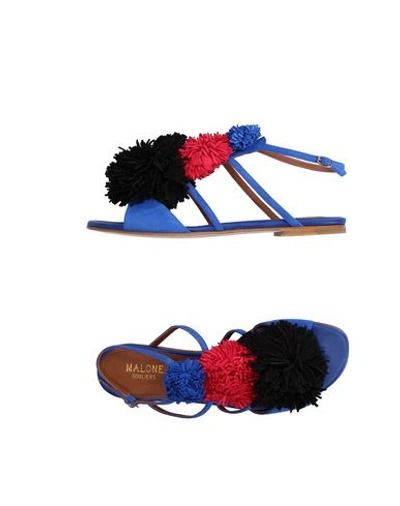 Shop Malone Souliers Sandals In Blue