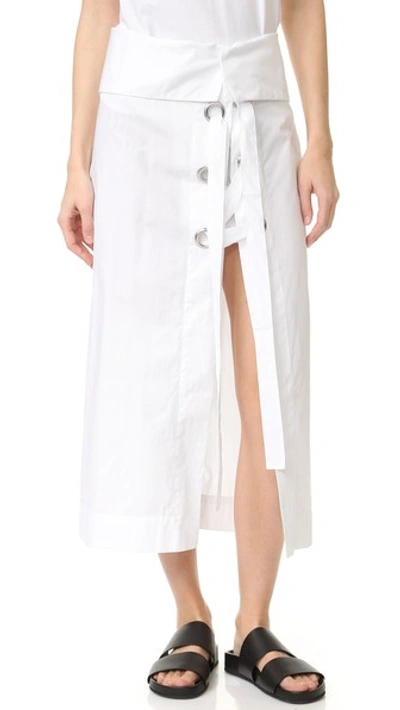 Mlm Label Cairo Eyelet Skirt In White