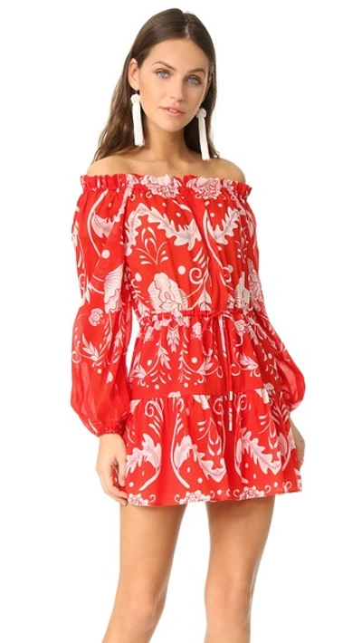 Alice Mccall Can't Do Without You Mini Dress In Scarlet Bloom