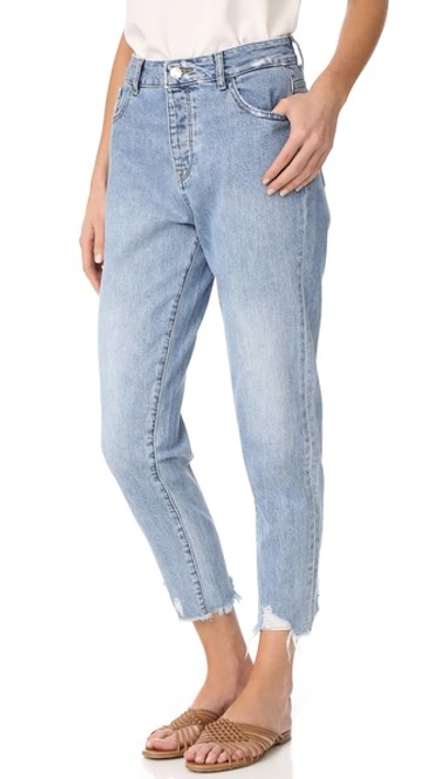 Dl1961 1961 Goldee High Rise Tapered Jeans In Plunge